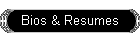 Bios & Resumes