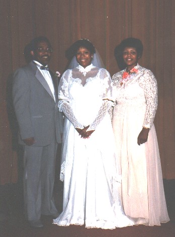 Francine w/Her Parents (Rev. And Mrs. Lawson)